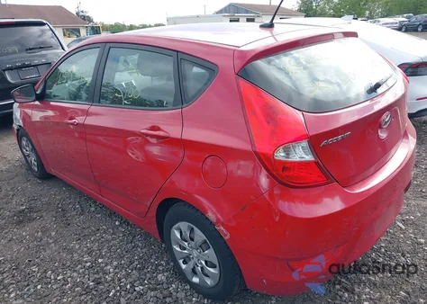 2016 Hyundai Accent Se z USA, uszkodzony, nr VIN KMHCT5AE5GU289239